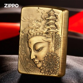 Buddha Gold Zippo Lighter Collection 정품 석가모니 부처 골드 컬렉션 지포라이터 ZAD-1978