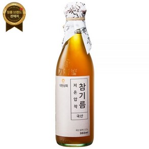 50년전통 대현상회 저온압착 국산 참기름 350ml [원산지:국산], 1개