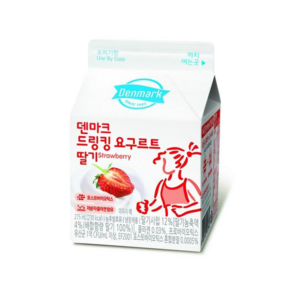 덴마크 드링킹요구르트 딸기 275mL 냉장무배