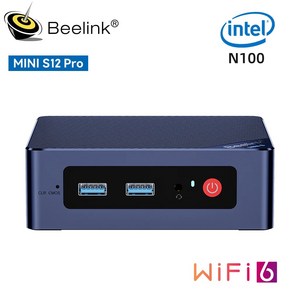 일체형PC 게임용 미니 Beelink 데스크탑 게이밍 컴퓨터 N100 S12 Po 16G500G S 인텔 11 세대 N5095 8GB 128GB SSD N95 VS GK3V GK, 없음, 16GB, 3) N5095 8G128G  EU, 3)N5095 8G128G - EU