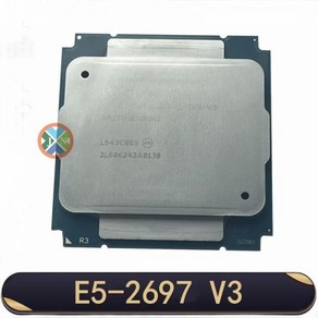 제온 E5 2697V3 2697 V3 프로세서 14 코어 2.60GHz 35MB 22nm LGA 2011-3 TDP 145W CPU, 1개