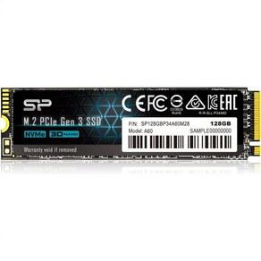 SP 1TB SSD NVMe M.2 PCIe Gen3x4 2280, 상세참조