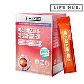 라이프허브 뷰티 비오틴 저분자 콜라겐, 60g, 1개