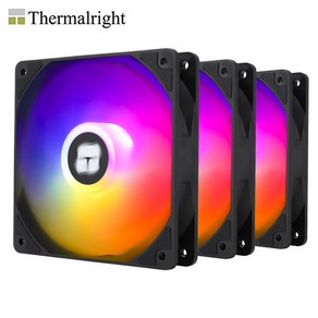 써멀라이트 Themalight TL-C12C-S ARGB 서린 (3PACK) 시스템 케이스 쿨러, 1개