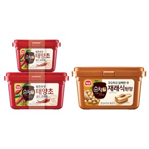 올따옴기획 해표순창궁 태양초골드고추창(1.8kg+450g)+재래식된장1kg 1개