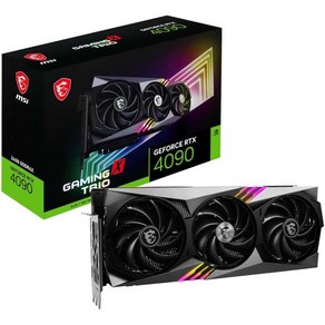 MSI 게이밍 지포스 RTX 4090 24GB GDRR6X 384비트 부스트 클럭: 2595MHz HDMIDP Nvlink TiFoz 3 Ada Lovelace Achi