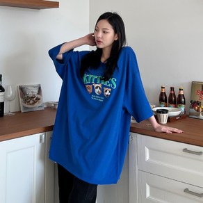 [6XL] 이불사이즈/트리플 CAT 박스티 3colo