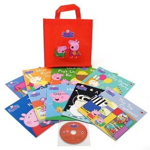 페파 피그 원서 페이퍼백 10종 세트 : Peppa Pig : Orange Bag [10 books & 1 CD]