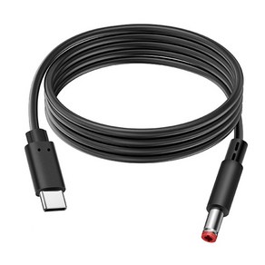 USB C Type C ~ DC 5.5x2.5mm LCD 모니터용 전원 케이블 트리거 시네 방송 라디오 임의의 9V 12V 15V 20V 장치