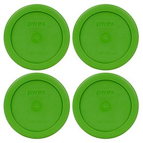 Pyex 7202-PC 1 Cup Lawn Geen Round Plastic Food Stoage Lids - 4 Pack, 1개