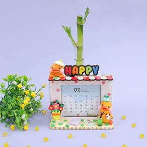 정인아트 HAPPY 달력 테라리움 (유리시험관포함) 2개입 / 만들기 재료 / 부자재