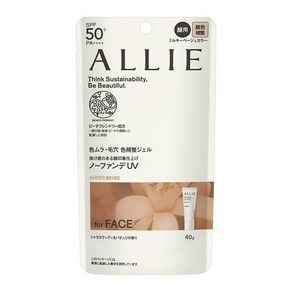 알리 크로노 뷰티 컬러 튜닝 UV선크림 SPF50 + / PA ++++ 40g 쉬어 베이지, 02.피치, 1개