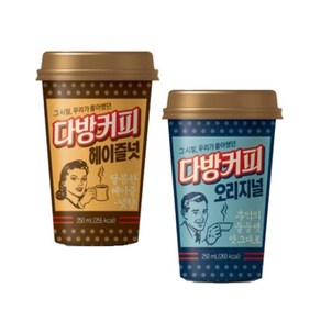 동원 다방커피 250ml 24개 헤이즐넛 12 + 오리지널 12