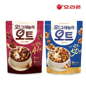 오리온 마켓오 오 그래놀라 오트 통넛츠+리얼 초콜릿 360g, 1개