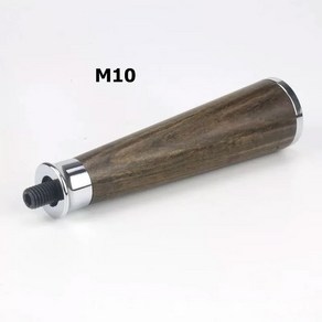 포타필터 이탈리아 커피 머신용 나무 손잡이 M10M12 스레드, 1) M10-black, 1개