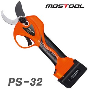 MOSTOOL 모스툴 충전 전지가위 PS-32 (16.8V 2.0Ah-2EA) 세트 브러쉬리스 모터 원예 가지치기, 1개