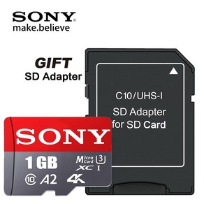 SD카드 외장메모리 Sony 256GB High Speed Memoy Cad 128GB 512GB 1TB Class 10 Mico SD 64GB 32G Fo Nintendo, 1개, Ulta Sony-1GB