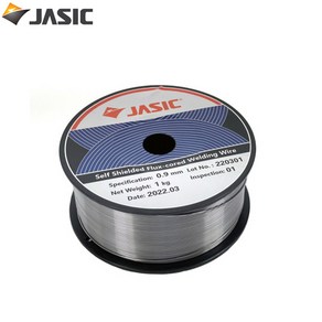 JASIC 제이식 E71T-GS M100용 논가스 와이어 0.9mm 1kg 논가스 용접봉 미그 용접봉 프럭스 코드 와이어 후럭스 코드 와이어 CO2용접봉, 전용용접봉 E71T-GS 0.9mm x 1kg, 1개