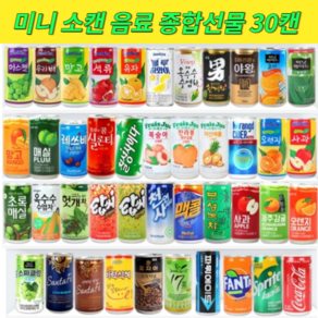 미니 소캔 음료수 모음 1가지맛 30캔 1박스, 180ml, 30개