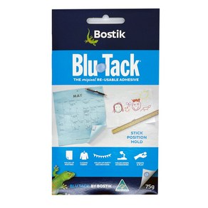 BOSTIK 블루택 점토점착제 오리지날 75G, 1개