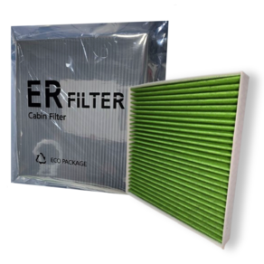 ER FILTER 차량용 에어컨필터 그린 활성탄 초미세먼지 냄새 제거, 1개, 스포티지NQ5(하이브리드)