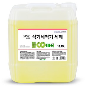 에코지엥 베이직 식기세척기 세제 18.75L, 18.75kg, 1개