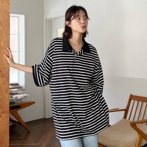 [5XL] 고퀄/카라 단가라 PK 박스티 4colo