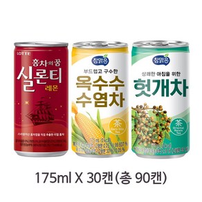 Yotta DAE 실론티 헛개차 옥수수염차 175ml X 30캔(총90캔)