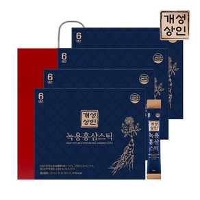 개성상인 녹용홍삼스틱 10ml 30포 x 4박스 (총 120포), 4세트, 300ml