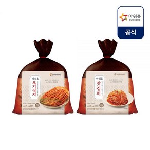 아워홈 이남김치 포기김치 맛김치 1.2kg 2종 택2