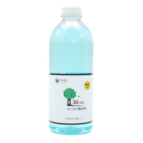 에스엔비 30s 항균 핸드워시 500ml/1000ml 본품/리필, 파우더향 리필 1000ml, 1개, 1L