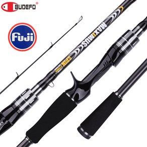 BUDEFO MAXIMUS 루어 낚싯대 1 8m 2 1m 4m 7m 3 0m 30T 탄소 스피닝 베이트 팅 FUJI 가이드 여행 50g ML/M/MH, 7) casting 1.80m3-18g