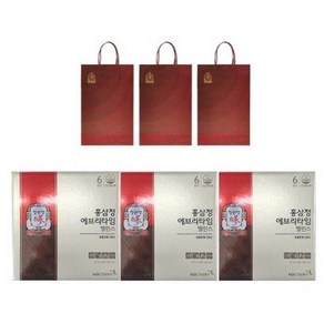 정관장 홍삼정 에브리타임 밸런스 + 쇼핑백, 300ml, 3개