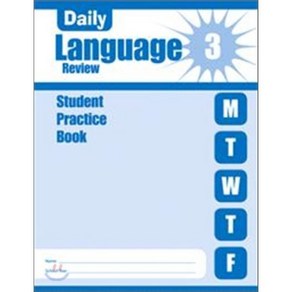 Daily Language Review Gade 3 : Student Pactice Books, Evan-Moo Educational Publi...