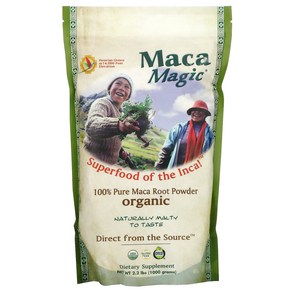 Maca Magic 100% 마카 뿌리 분말 1000g(2.2lb), 1개