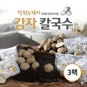 eTV 강원도감자 장칼국수 3팩, 1개, 150g