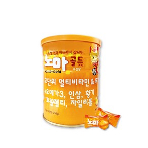 삼아제약 노마골드 츄정 3.9g x 60정 어린이 멀티비타민/무기질, 1세트