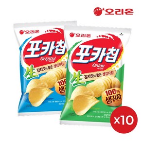 오리온 포카칩 어니언(66g)x10+오리지널x10, 10개