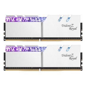 G.SKILL G.SKILL DDR4-4000 CL18 TRIDENT Z ROYAL 실버 패키지 (32GB(16Gx2)), 2개