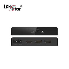 LANsta HDMI2.0 1:2 분배기/LS-HD202DS/4K UHD 60Hz/다운스케일 지원(1080P)/HDR 지원/HDCP 2.2 지원/YUV 4:4:4 크로마 서브샘플, 1개