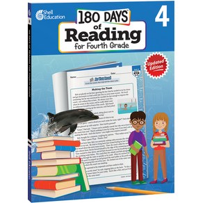 (영문도서) 180 Days of Reading for Fourth Grade 2nd Edition: Practice Assess Diagnose Paperback