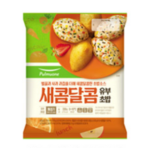 [풀무원]새콤달콤 유부초밥 330g, 아이스보냉백포장, 1개