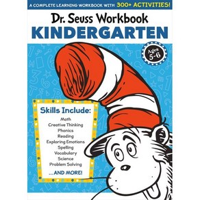 Dr. Seuss Workbook: Kindergarten: 300+ Fun Activities with Stickers and More! (Math Ph...