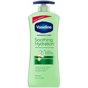 일본직발송 6. 바셀린(VASELINE) 바셀린 VASELINE 알로에 스즈 로션 [수딩 바디 로션] 600ML [병행 수입품, 1개