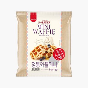 냉동) 삼립 정통미니와플 ( 600g)/무료배송, 600g, 1개