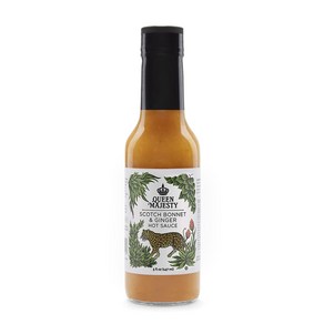 5 Fl Oz (Pack of １) Scotch Bonnet Ginge Queen Majesty Scotch Bonnet Ginge Hot Sauce 5 oz - Al, 1개, 147ml
