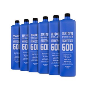 에코번D600 6병 트럭버스전용 연료&요소수절감 완전연소연료첨제 경유600L용 고출력 DPF 인젝터개선 연소실슬러지제거 및 생성방지 매연제거 자동차검사시추천 무시동히터차량사용가능, 6개, 디젤/경유