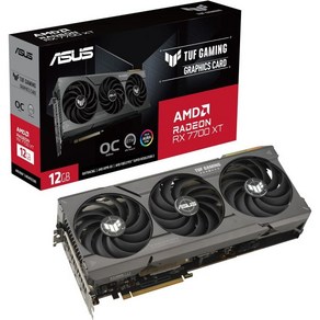 ASUS TUF Gaming Radeon™ RX 7900 XTX OC Edition 24GB GDDR6 그래픽 카드PCIE 4.0 HDMI 2.1a DisplayPot 2.1, TUF Gaming_RX7700XT, 1개