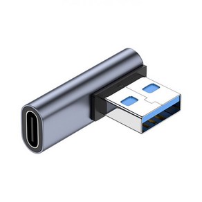 USB C타입 to AM 10Gbps OTG 꺽임 젠더 JA123, 상세페이지 참조, 30mm, 1개