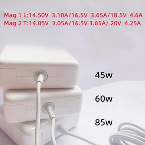 45W 60W 85W 전원 어댑터 apple 호환 Macbook 충전기 A1278 A1502 A1398 A1286 A1237 A1304 A1370 A1377 A1466 자기, 04 45W-L-AU, 1개